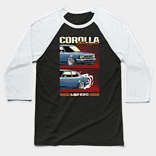 Corolla E20 Retro Car Baseball T-Shirt